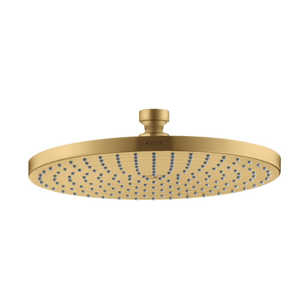 Pommeau de douche Hansgrohe AXOR Starck 240 mm, 19,8 l/min, 1 jet, finition Or brossé