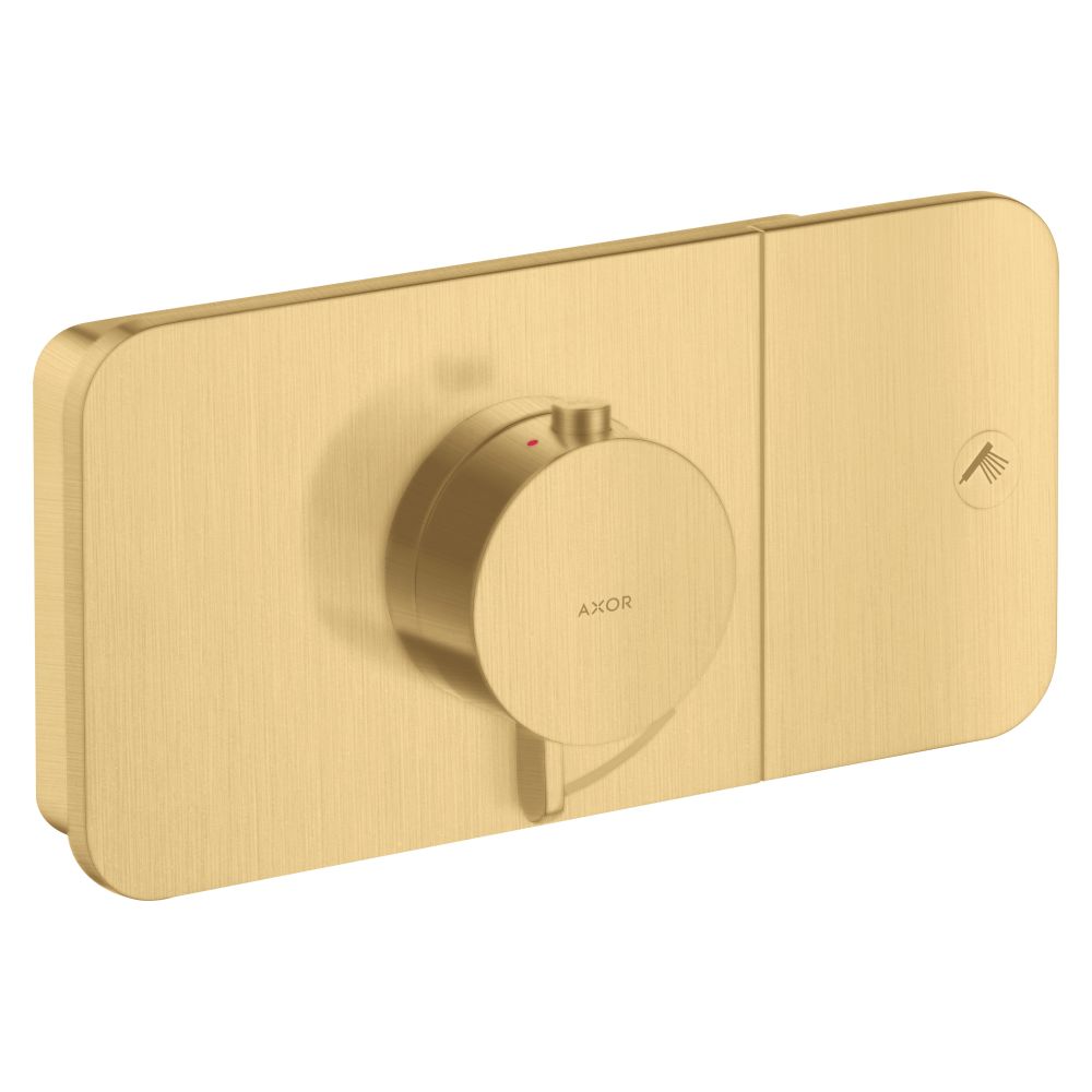 Hansgrohe AXOR One module thermostatique encastré, 24 l/min, pour 1 consommateur, finition Brushed Gold Optic