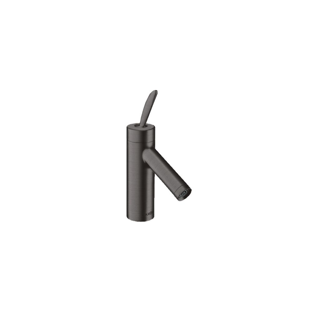 Mitigeur monocommande AXOR Starck Classic Hansgrohe pour lavabo 70 mm, 5 l/min, évacuation par tige de traction, Chrome brossé noir