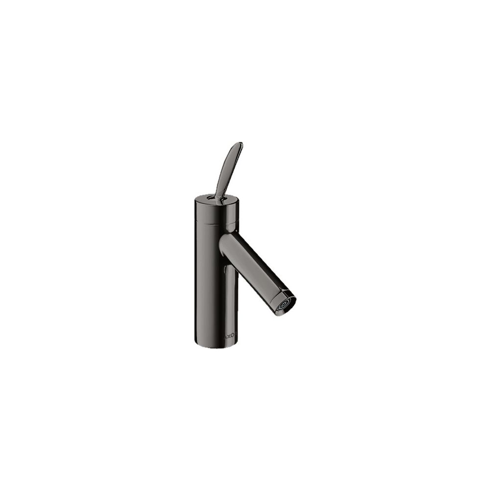 Mitigeur monocommande AXOR Starck Classic Hansgrohe pour lavabo 70 mm, 5 l/min, évacuation standard, Chrome poli noir
