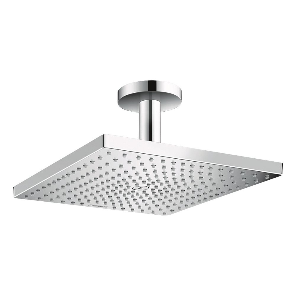 Pommeau de douche Hansgrohe Raindance E 300 mm, 17 l/min, 1 jet, Raccordement plafond, Chromé