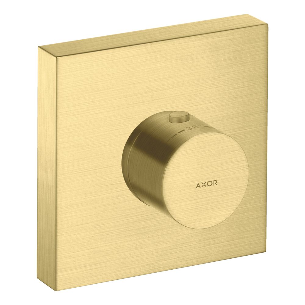 Module thermostatique Hansgrohe AXOR ShowerSolutions 120x120mm, encastré, 59 l/min, carré, laiton brossé