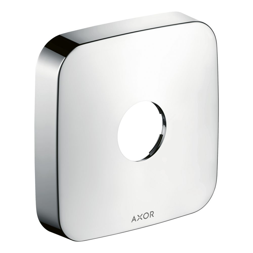 Hansgrohe AXOR Rosace de rallonge softsquare 1 trou, 170 mm, 33 mm, finition acier inoxydable