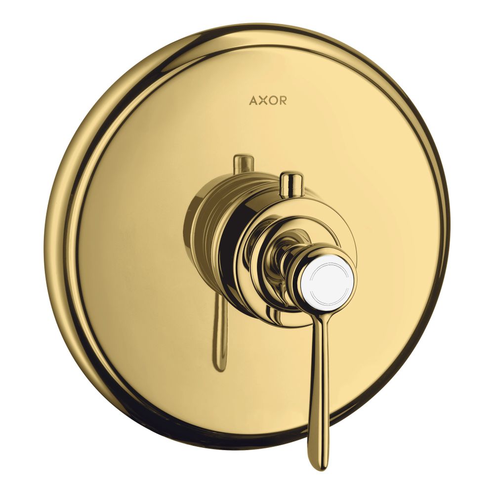 Hansgrohe AXOR Montreux Thermostatique encastré, 43 l/min, levier, Optique Or poli