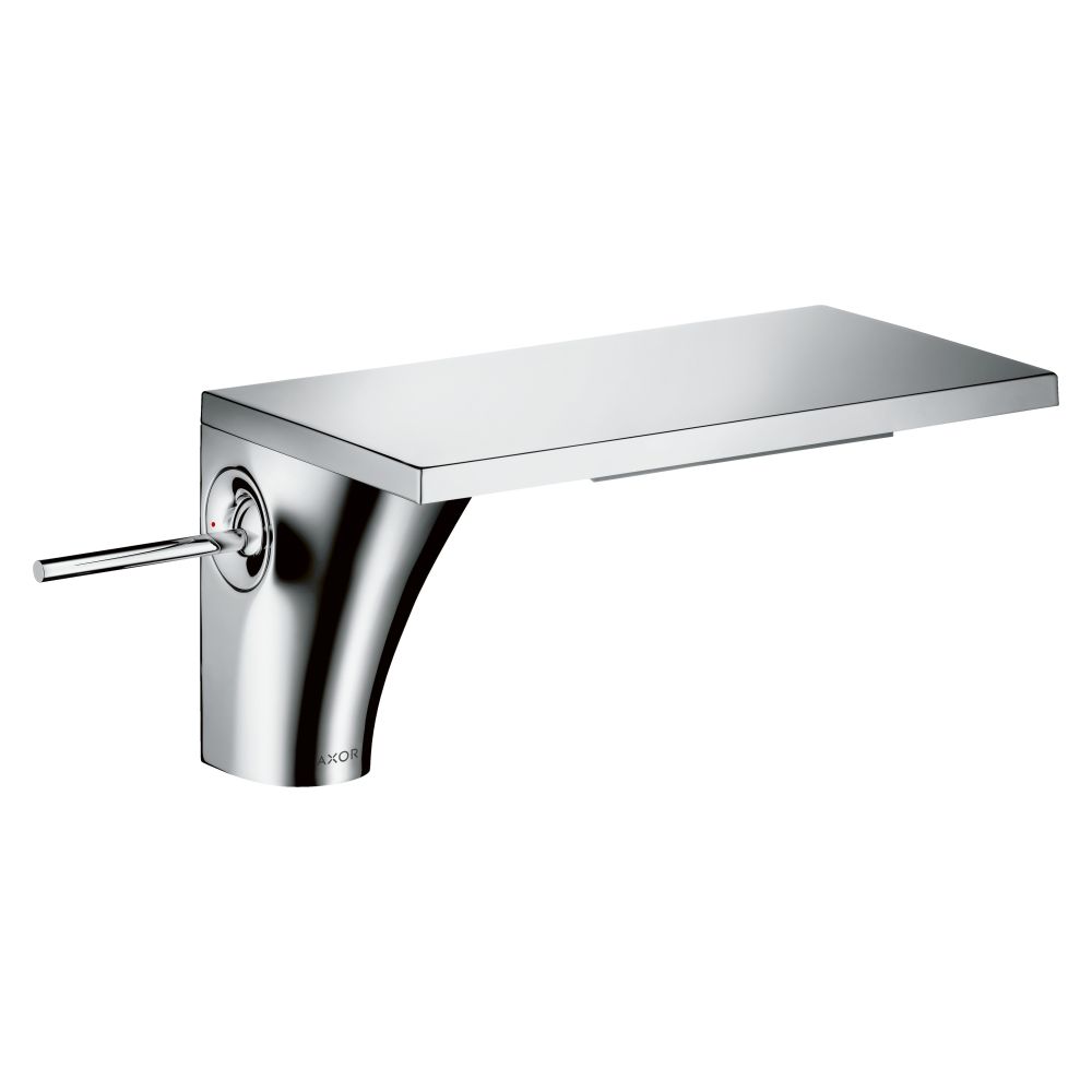 Hansgrohe AXOR Massaud Mitigeur monocommande pour lavabo 110 mm, 4 l/min, évacuation incluse, Nickel brossé