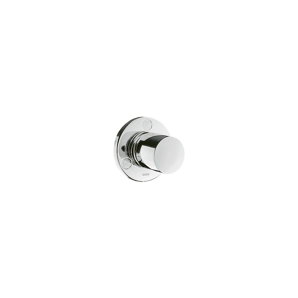 Robinet de réglage et de commutation Hansgrohe AXOR Uno Trio/Quattro encastré, DN 20, laiton brossé