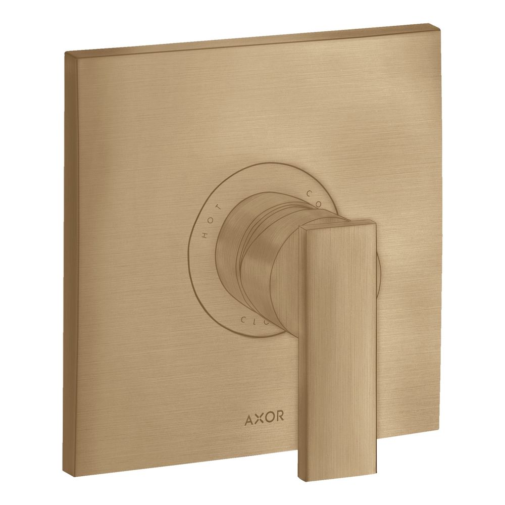 Mitigeur monocommande Hansgrohe AXOR Citterio, 29 l/min, encastré, levier, 1 consommateur, Bronze brossé