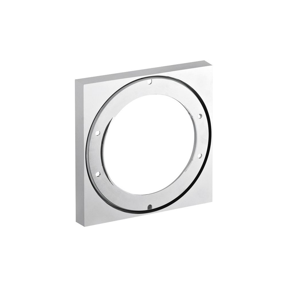 Hansgrohe AXOR Citterio rosace de rallonge carrée, 172x172 mm, 22 mm, finition acier inoxydable Optic