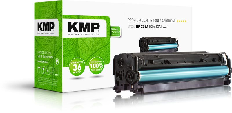 Cartouche de toner KMP H-T159 magenta compatible HP 305A (CE413A)