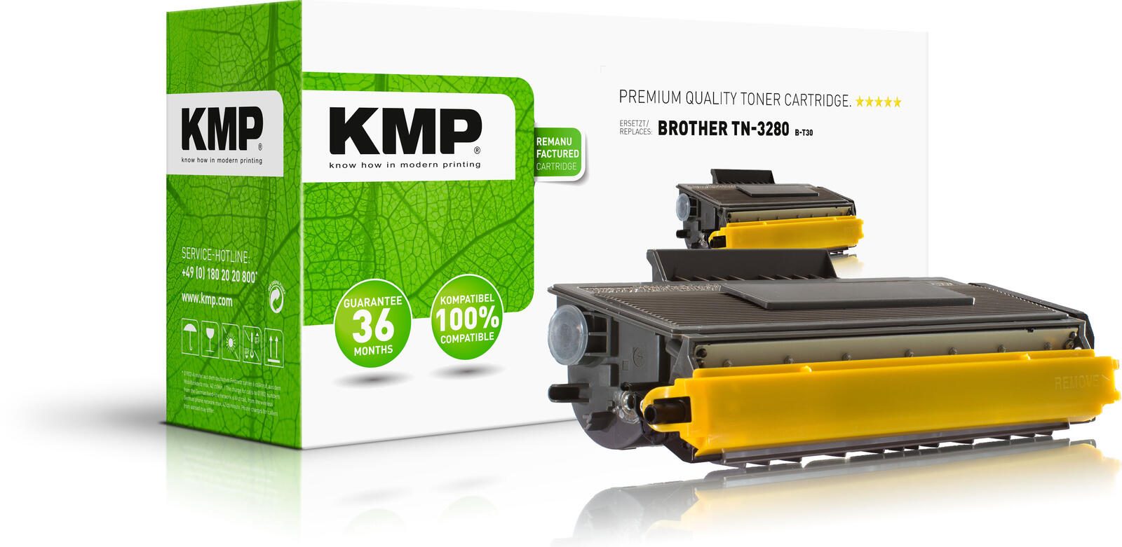 Toner KMP B-T30 noir compatible brother TN-3280