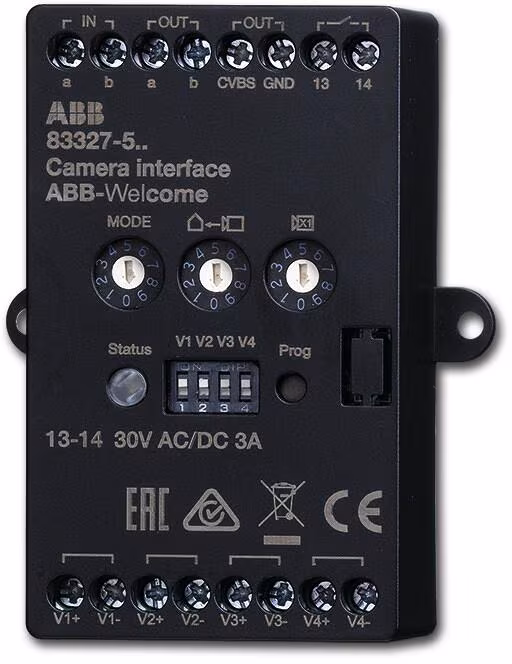 Interface caméra Busch-Jaeger 83327 pour système de communication vidéo 2 fils (Busch-Welcome)