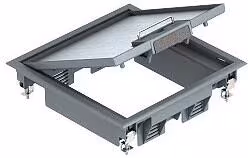 OBO Bettermann GES4 Insert d'appareillage, avec étrier de préhension, 217x217mm, gris fer (7405196)
