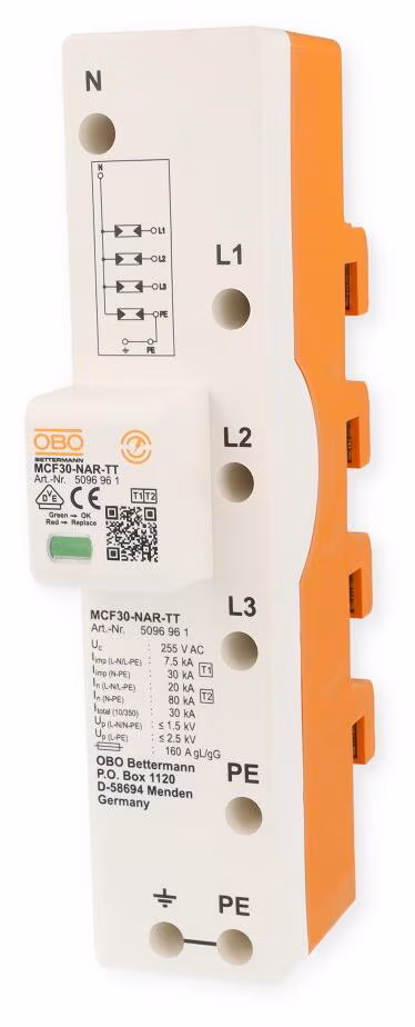 Parafoudre LightningController Rail MCF30-NAR-TT OBO Bettermann