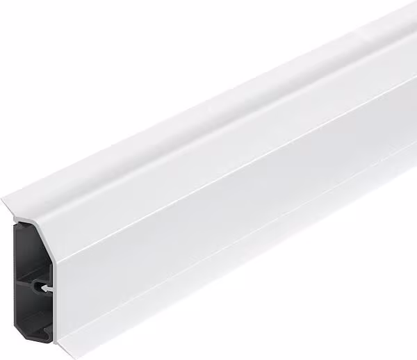 OBO Bettermann Goulotte de plinthe SLL 2050, 20x50 mm, PVC, blanc pur (6132212)