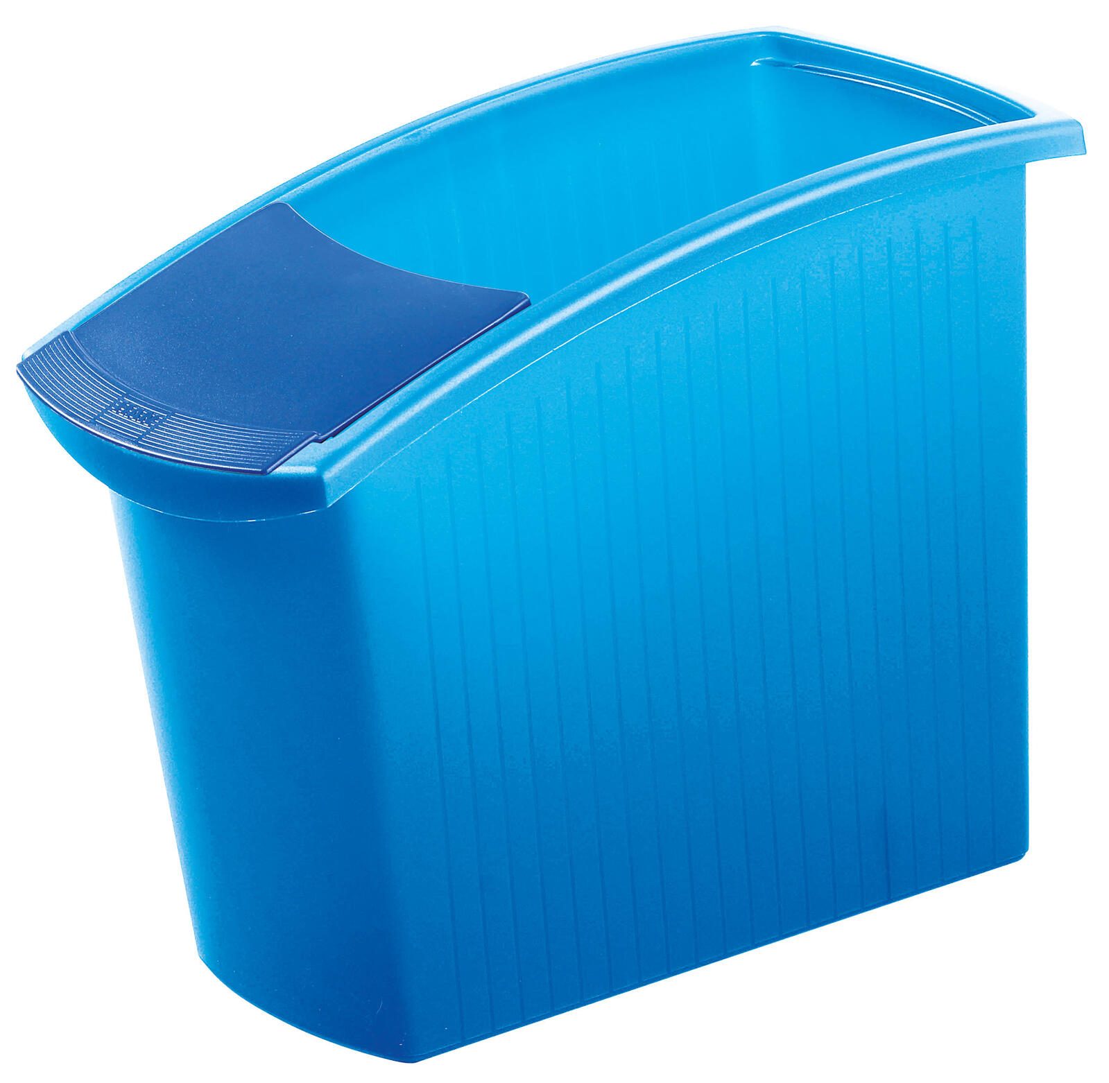 Corbeille à papier HAN 18,0 l - bleu translucide