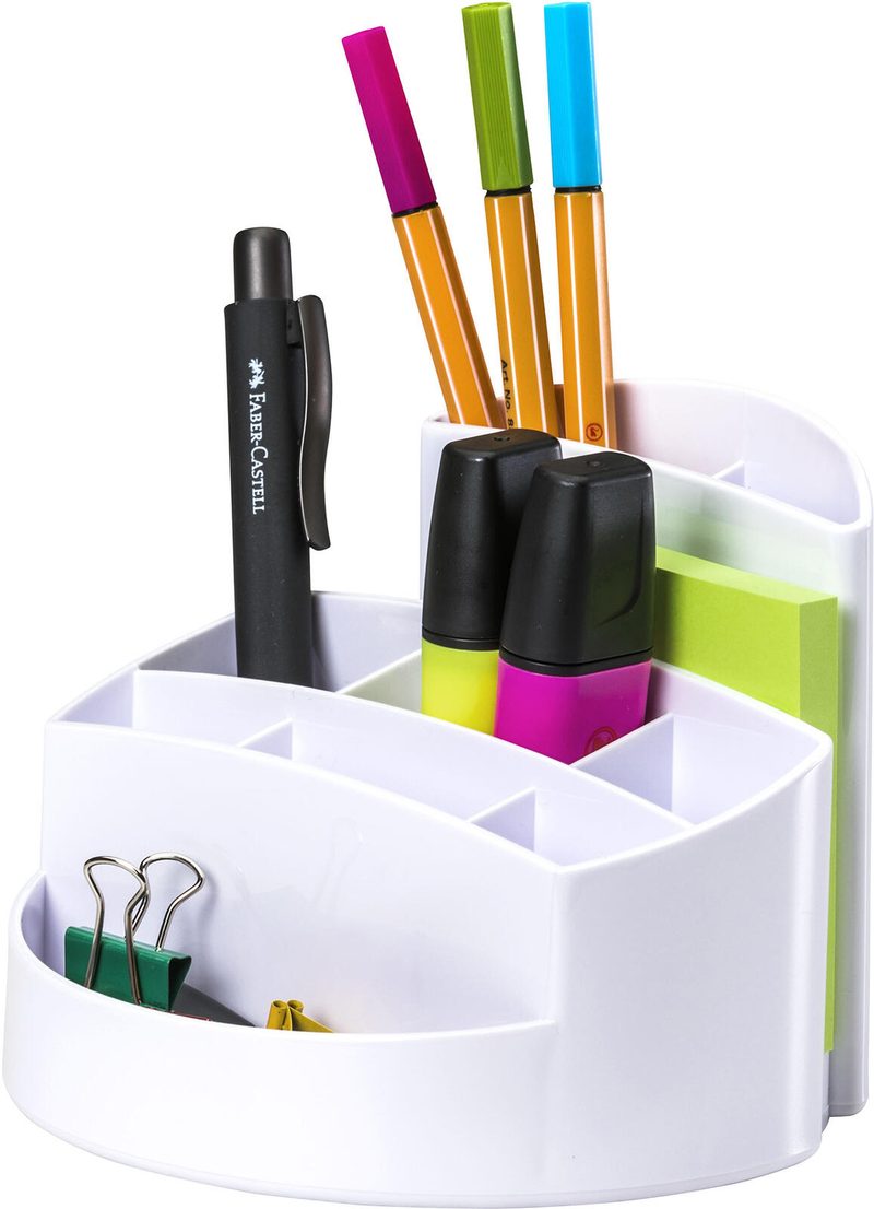 HAN Porte-stylos 14,0 x 14,0 x 10,9 cm blanc