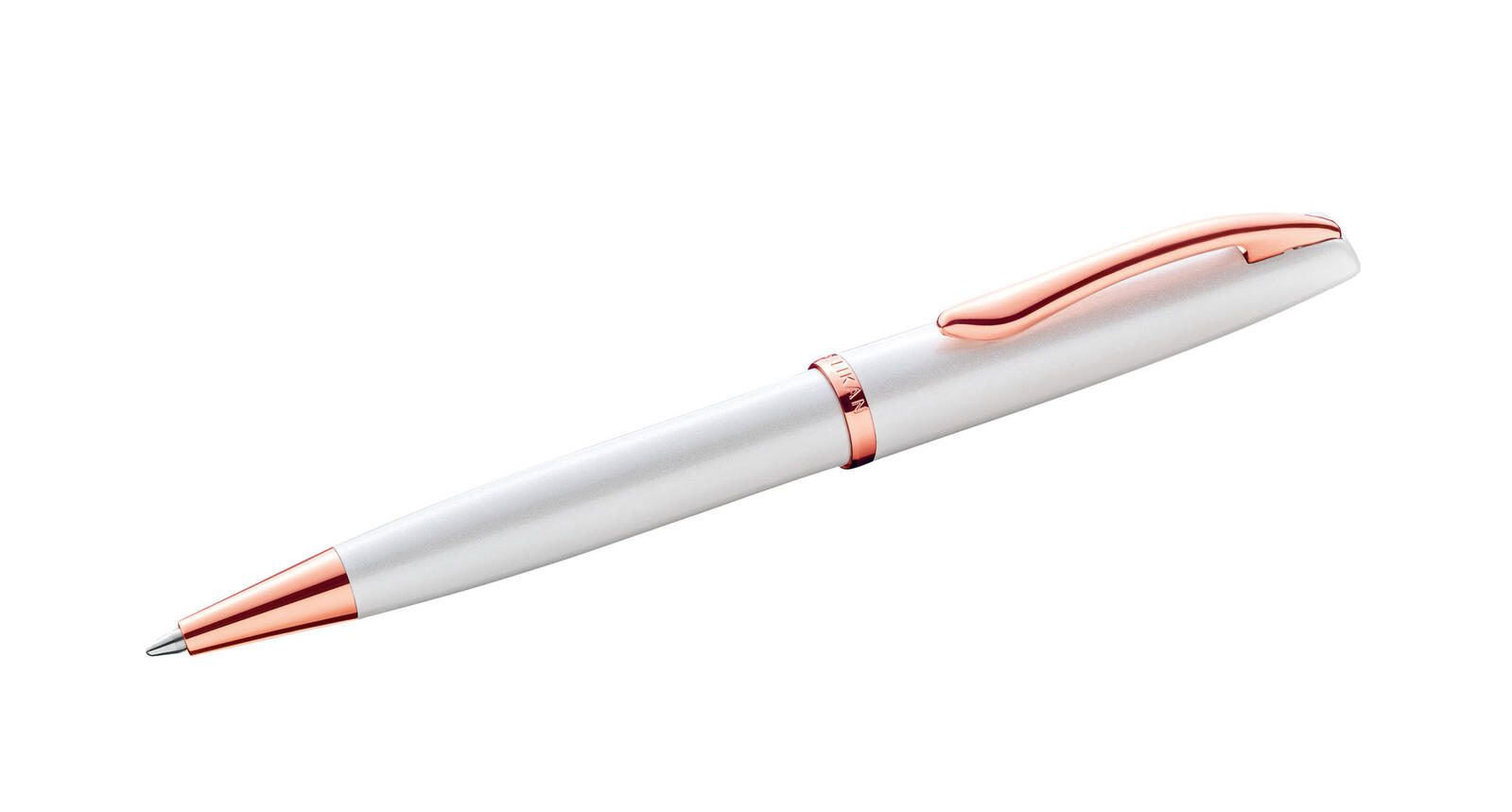 Stylo à bille Pelikan Jazz® Noble Elegance P36 0,6 mm Perlmutt blanc, couleur d'écriture : bleu