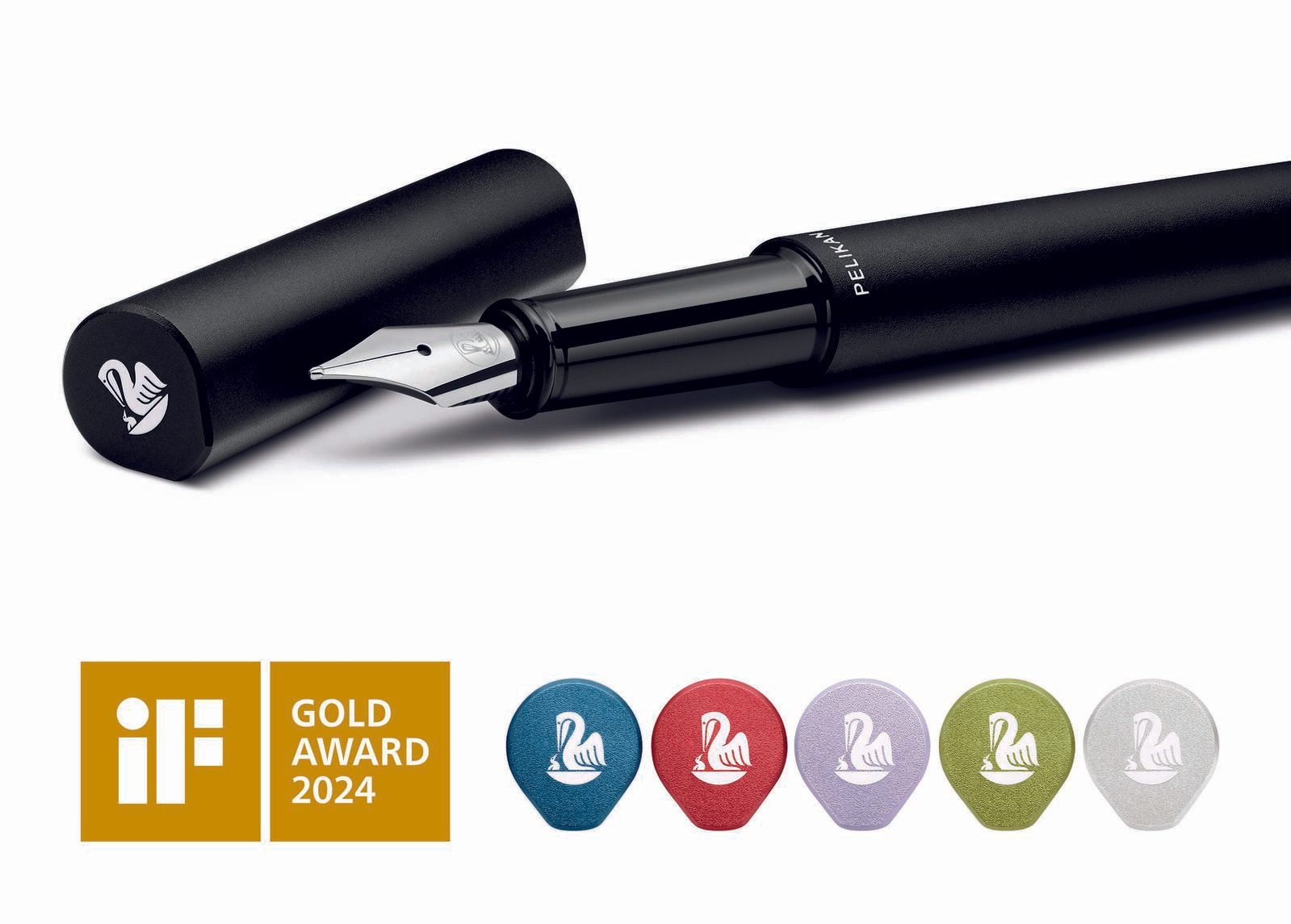 Stylo-plume rechargeable Pelikan Ineo® Elements P6 noir