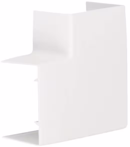 Hager Équerre plate collable sans halogène pour canal de pose LF/LFH 40x57 mm, blanc trafic (LFF4006059016)