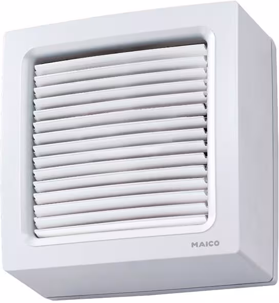 Maico Axialer Fensterventilator pour ventilation et extraction avec clapet extérieur électrique (0080.0857)