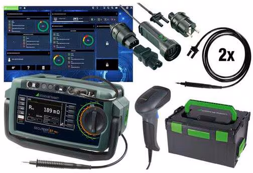 Gossen Metrawatt M708B Kit d'appareils de test standard pour la sécurité électrique des appareils