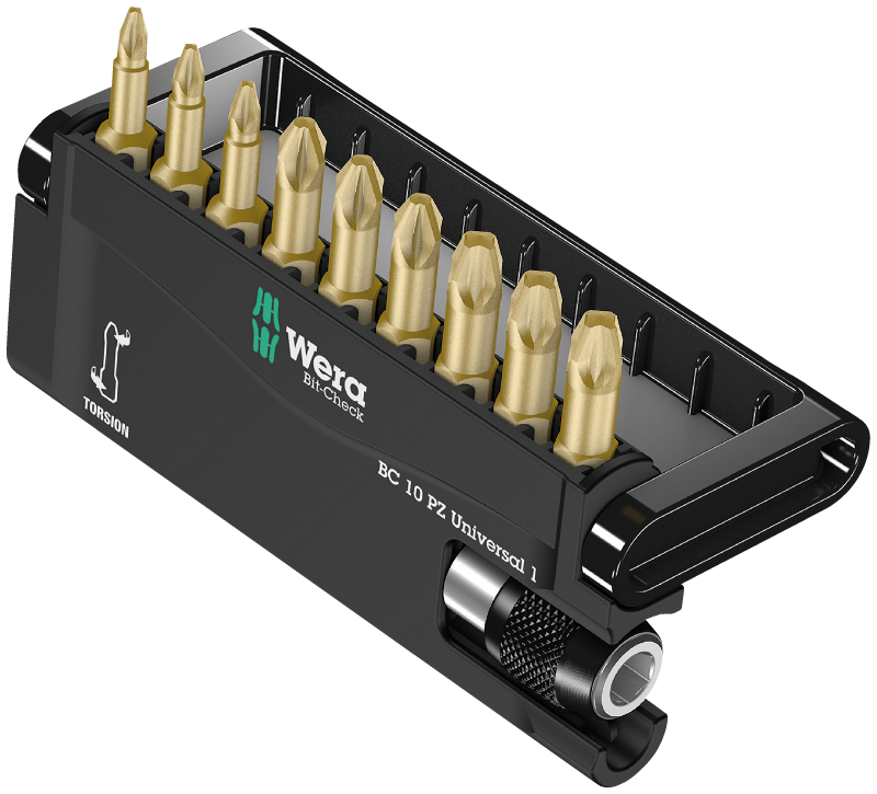 Wera Bit-Check 10 PZ Universal 1, jeu de 10 pièces
