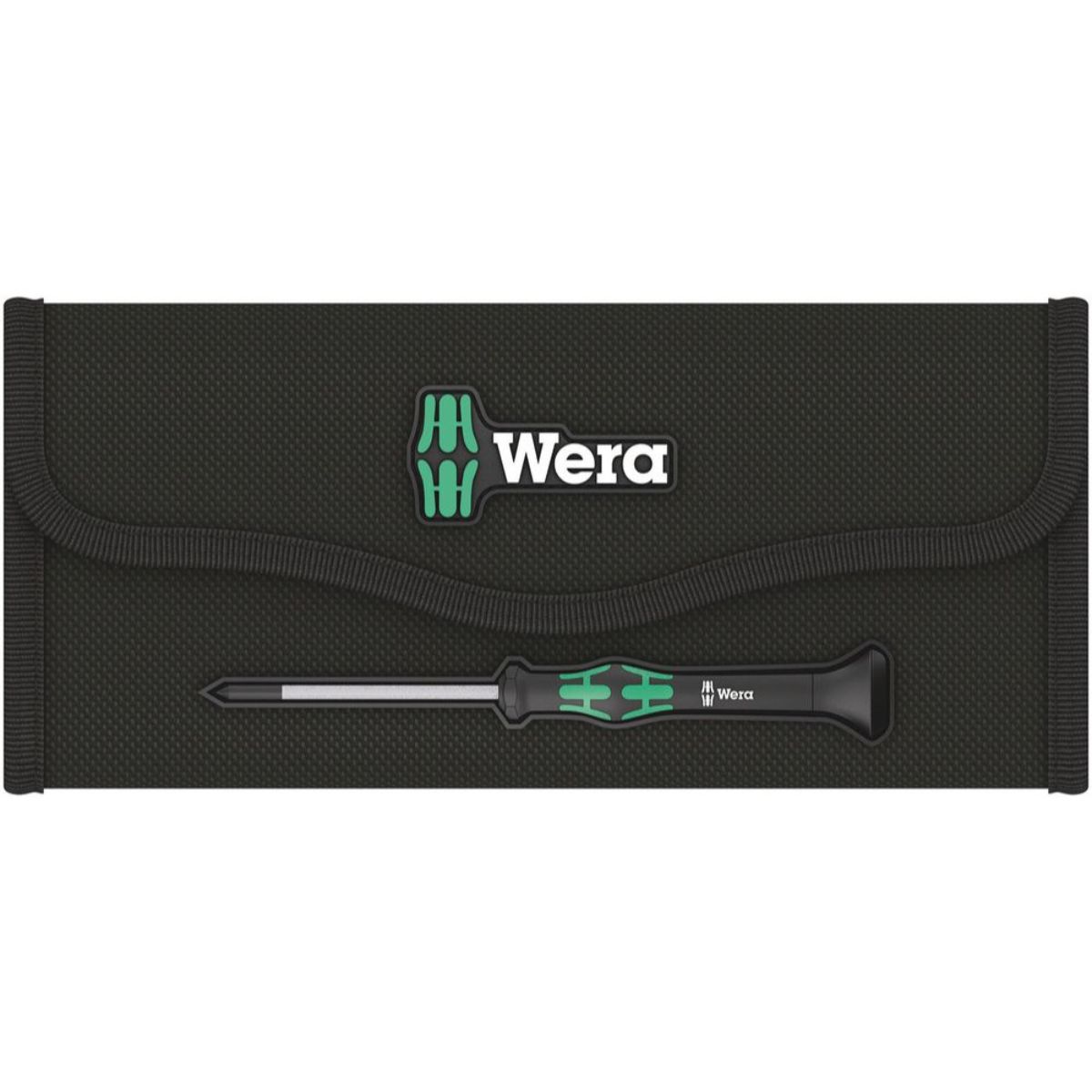 Wera 9454 Pochette pliable pour sets de tournevis Kraftform Micro jusqu'à 12 pièces, vide, 235 x 115 mm