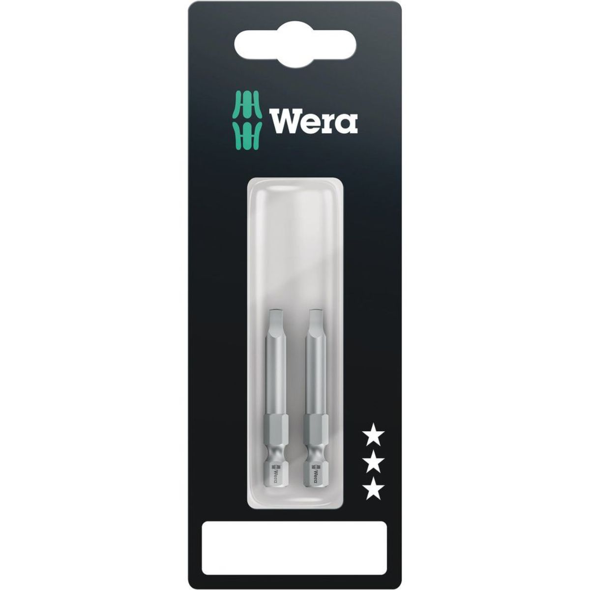 Wera 868/4 Z SB Bits à empreinte carrée, #2 x 50 mm, 2 pièces