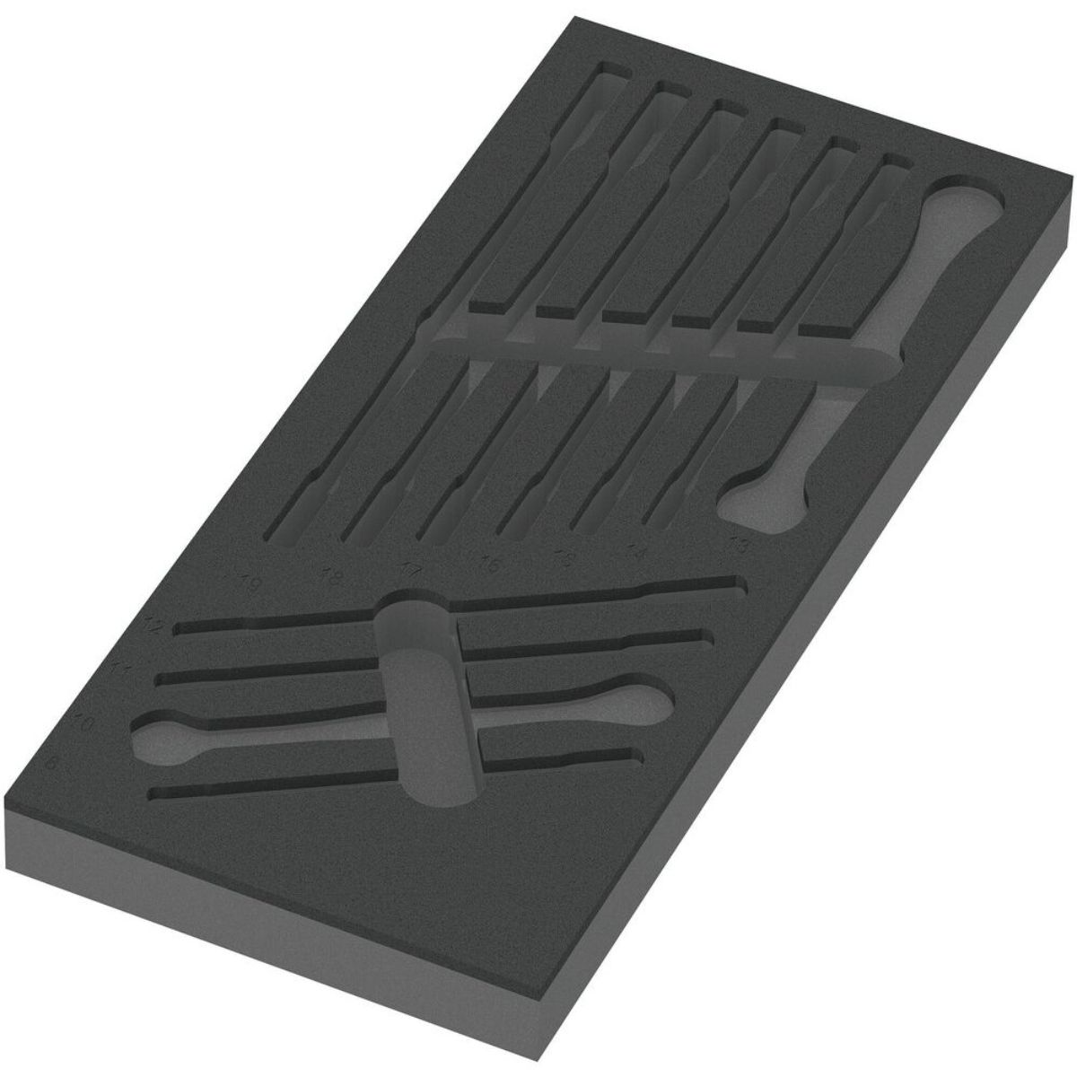 Insert en mousse Wera 9830 6000 Joker Set 1, sans outil