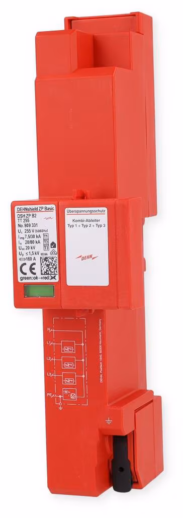 Parafoudre combiné DEHN DSH ZP B2 TT 255