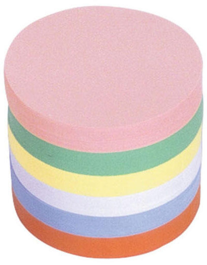 Magnetoplan Carte de modération 112501710 ronde 140 mm assorties 250 pièces — lot de 250