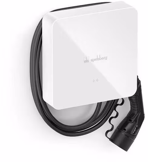 Wallbox Spelsberg Smart Pro Polar 7 m câble de charge, 11 kW, 16 A, WLAN, blanc polaire (59143701)