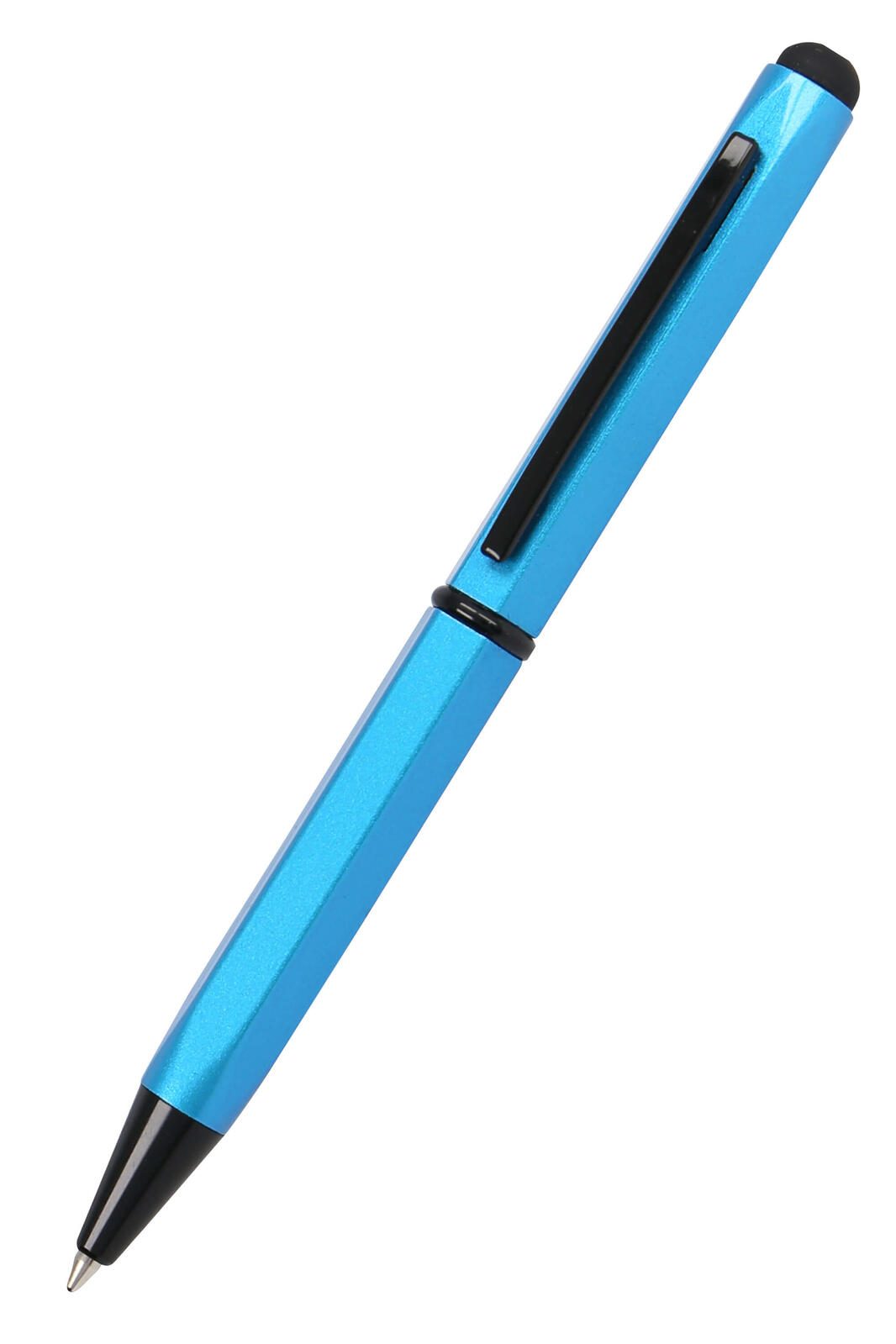 Stylo à bille Hexagon Stylus ONLINE® bleu 0,6 mm couleur d'écriture : bleu
