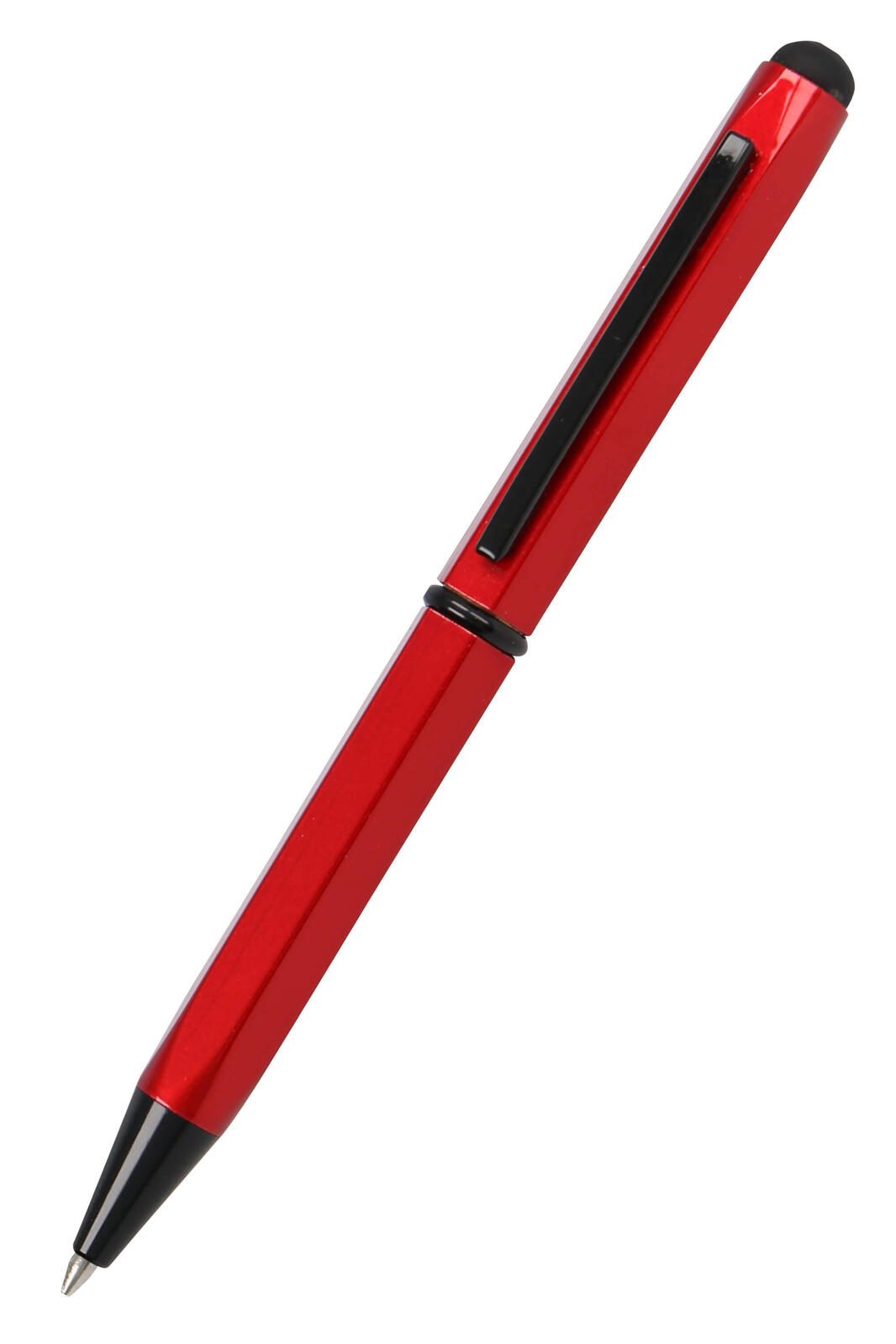 ONLINE® Hexagon Stylus Stylo à bille hexagonal rouge 0,6 mm Couleur d'écriture : bleu