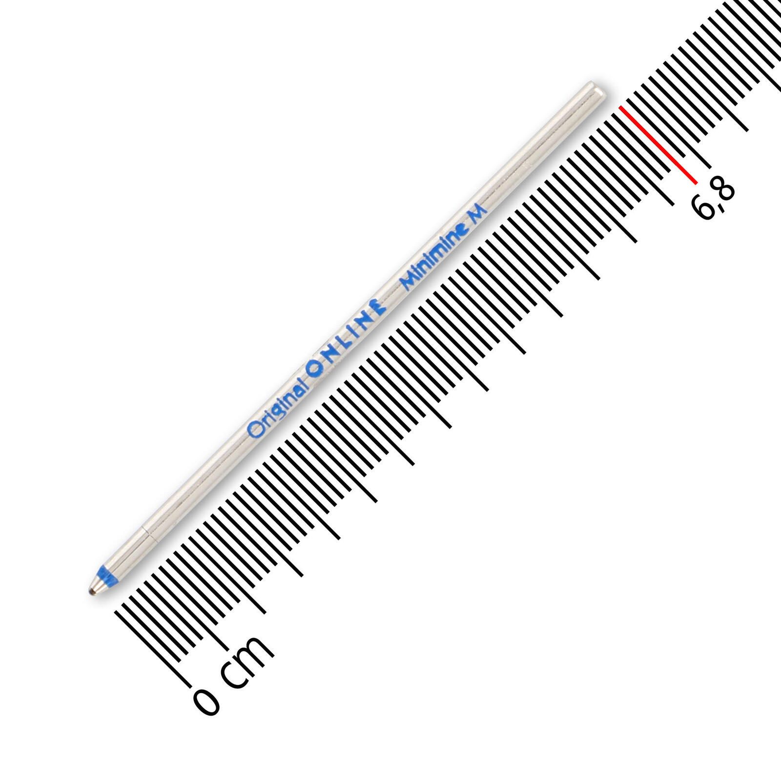 ONLINE® Mines pour stylo à bille Bleu 1 boîte = 10 pièces — lot de 10 pièces