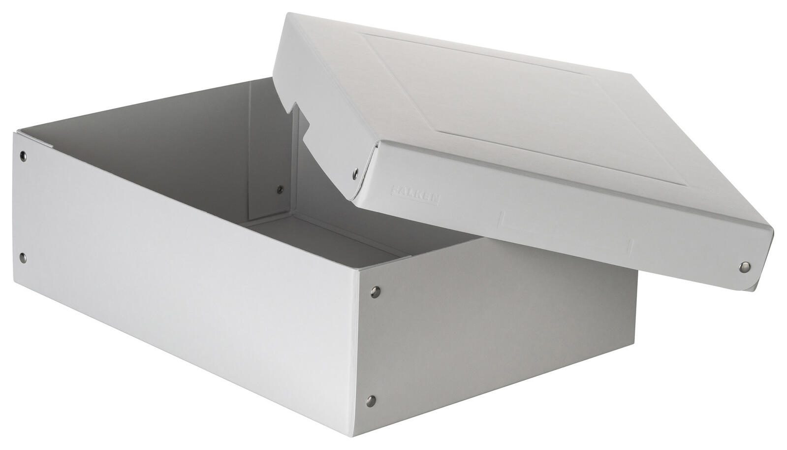 Boîte de rangement FALKEN PURE 1250 feuilles blanc 24,0 x 32,0 x 10,0 cm, 1 unité