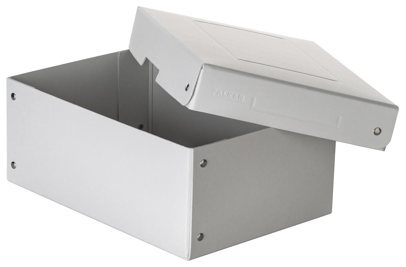 Boîte de rangement FALKEN PURE 1250 feuilles blanc 18,0 x 25,0 x 10,0 cm, 1 pièce