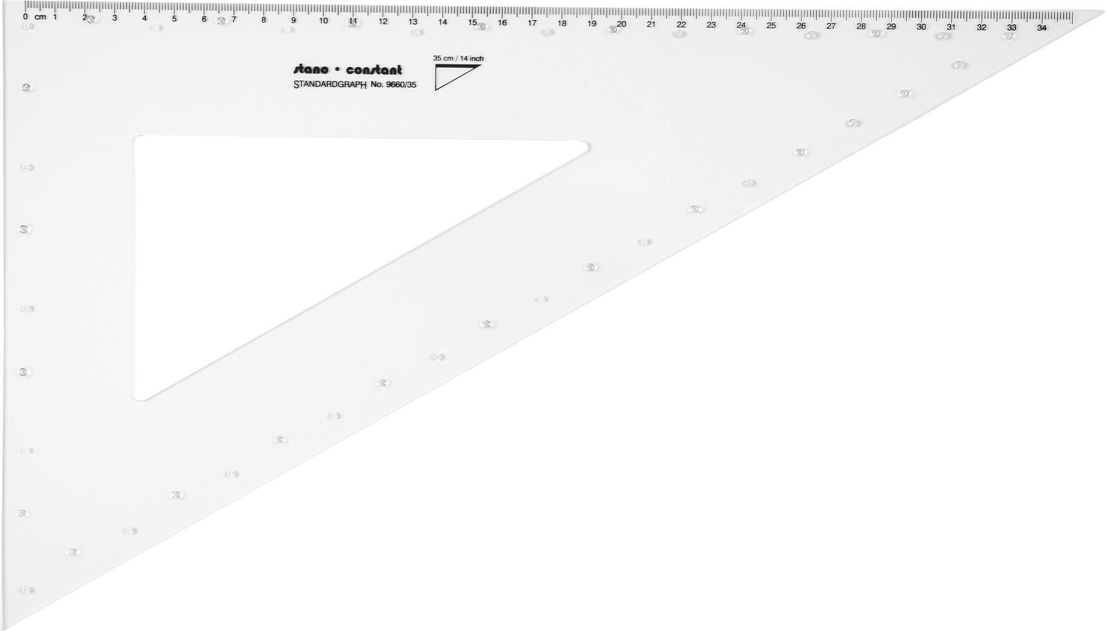 Équerre géométrique STANDARDGRAPH Constant 9660/35, 35,0 cm