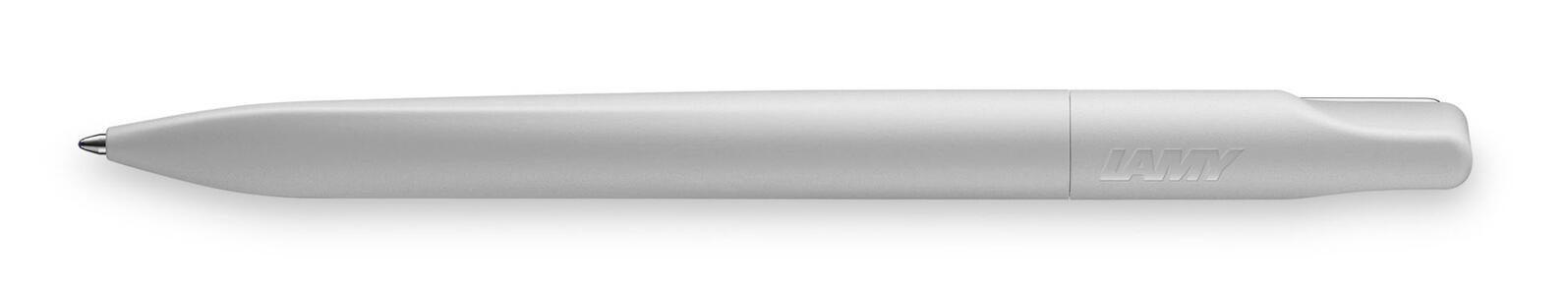 Stylo à bille LAMY xevo gris clair, couleur d'écriture : bleu