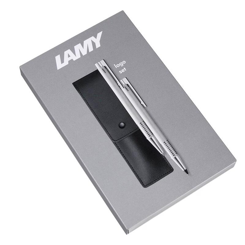 Set d'écriture LAMY logo brushed noir