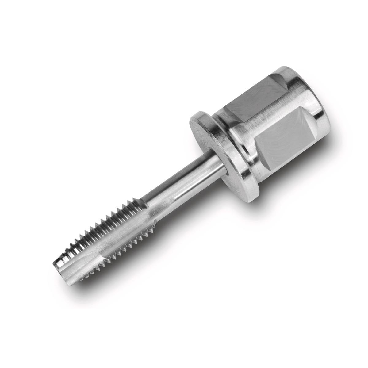Taraud fin pour trous débouchants avec adaptateur 3/4" en réception Weldon