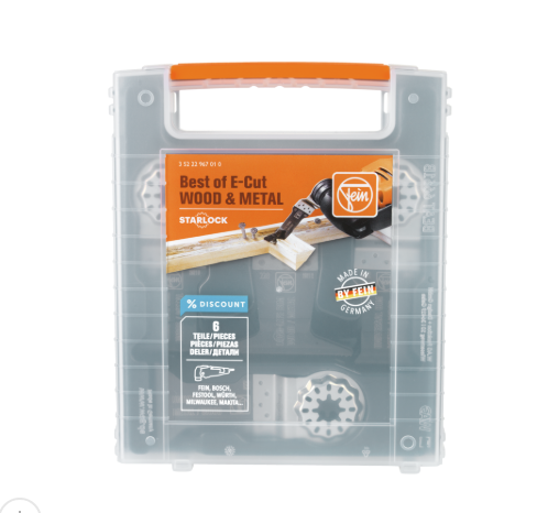 Fein Best of E-Cut Starlock BOIS& METAL, Porte-outil Starlock