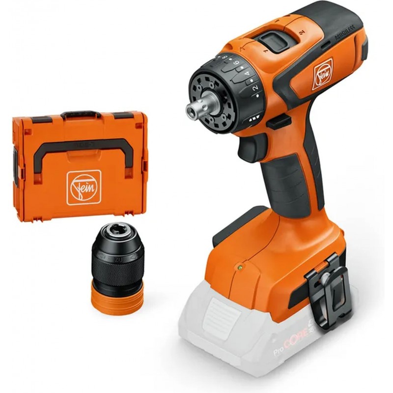 FEIN ASCM 18 QSW AS Perceuse-visseuse sur batterie 4 vitesses (18V/sans batterie) L-BOXX 71161461000