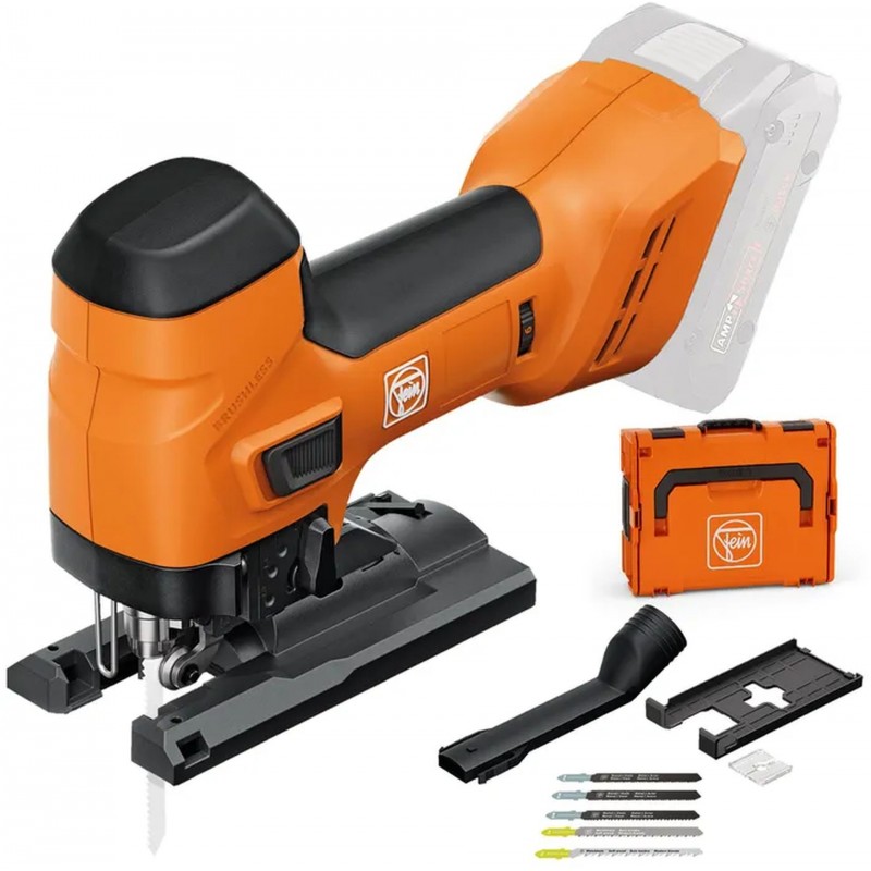 FEIN F-IRON Jig 26 AS Scie sauteuse sans fil pour métal et bois (18V/sans batterie) L-Boxx 71360561000