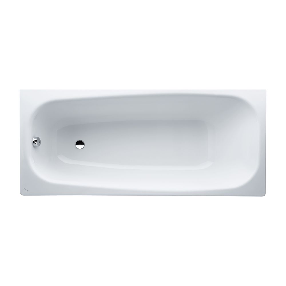 Baignoire encastrable LAUFEN Pro 750x1700x410 mm, incl. isolation phonique, acier, blanc
