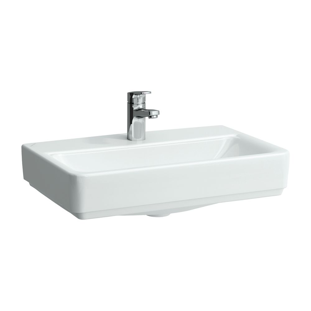 Laufen Lavabo à poser compact Pro S 380x550x175 mm, avec 1 trou de robinet et trop-plein, LCC blanc