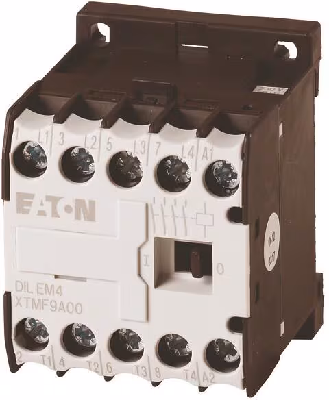 Contacteur de puissance Eaton DILEM4 (230V 50Hz, 240V 60Hz), 4 pôles (051804)