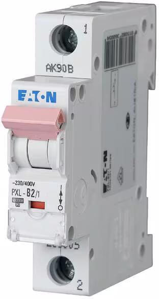 Disjoncteur Eaton PXL-B2/1 LS, 2A, unipolaire, courbe B (236005)