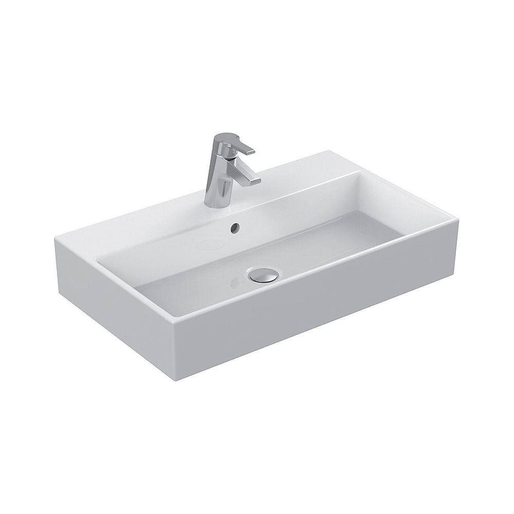 Lavabo Ideal Standard Strada, 1 trou de robinet, avec trop-plein 710x420x145 mm, blanc avec Ideal Plus