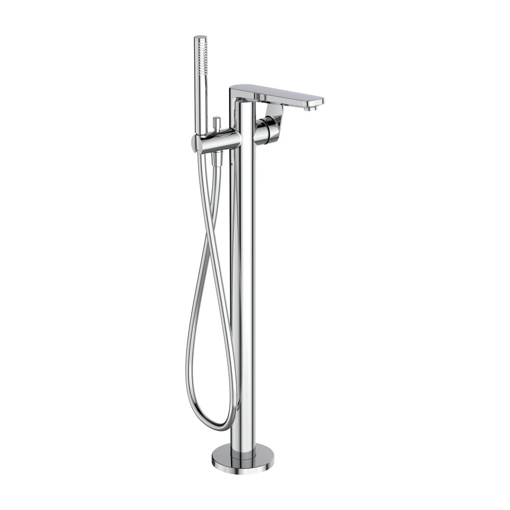 Robinetterie de baignoire sur pied Ideal Standard Tonic II, kit 2, avec mitigeur monocommande, sortie 220 mm, chromé